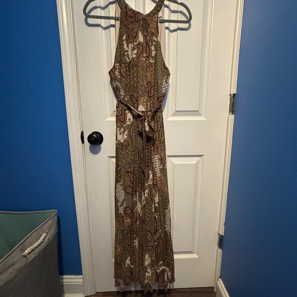 Emma & Michele Multicolor Paisley Maxi Dress